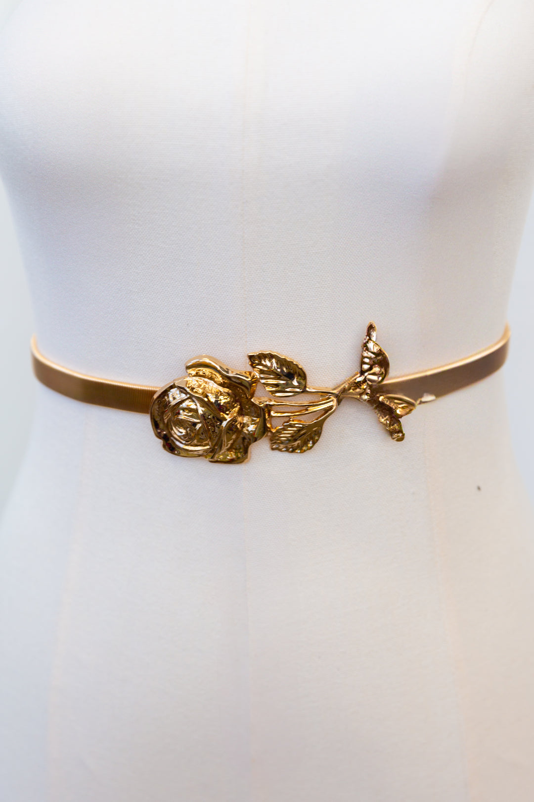 Mystic Rose Elasticized Belt (Gold)