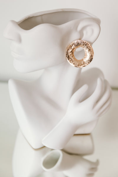 Hole in One Earrings (Gold)
