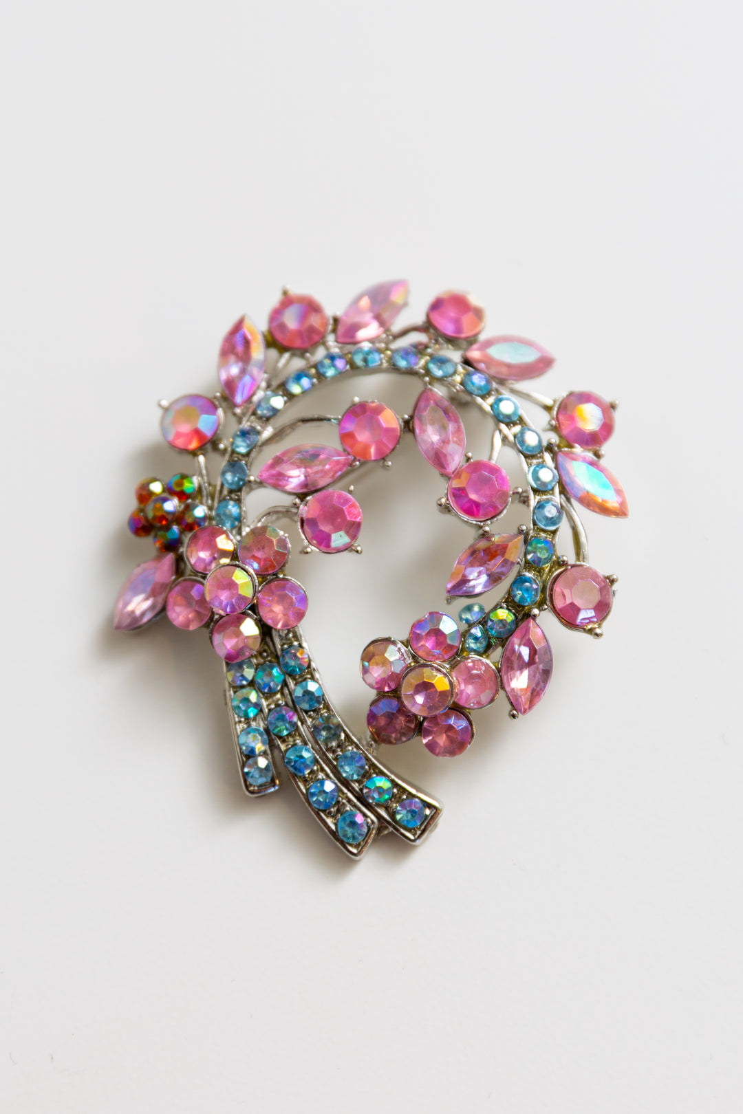 Bouquet Brooch (Pink & Blue)