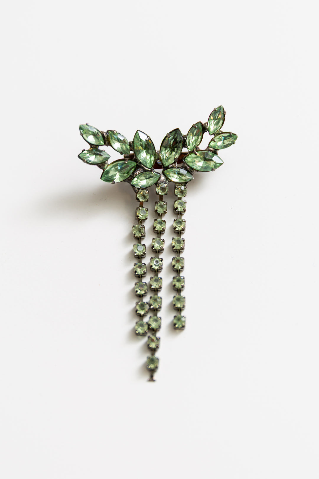 Tiny Chainmail Brooch (Green)
