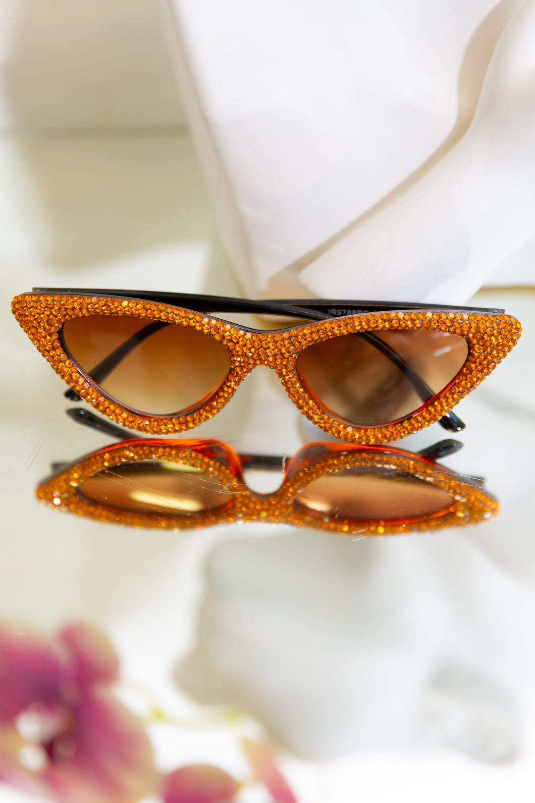 Cat Eye Sunglasses (Tangerine)