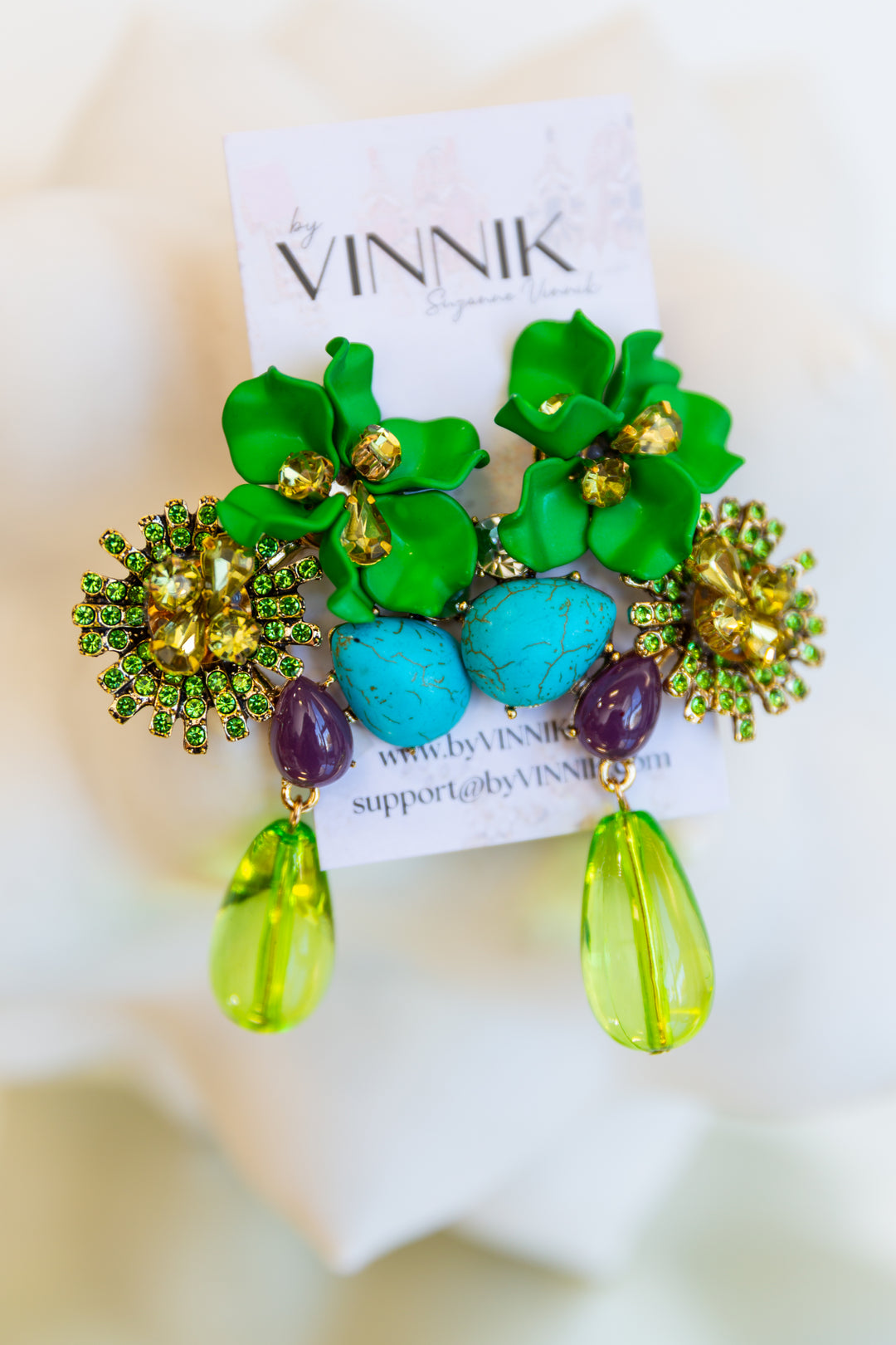 Florist Earrings (Green)