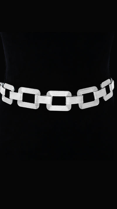 Link in Bio Chain Belt (Silver)