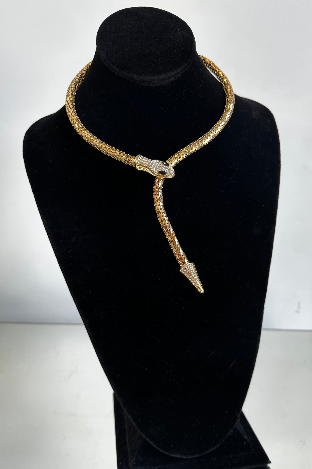 Magnetic Snake Necklace (Gold)