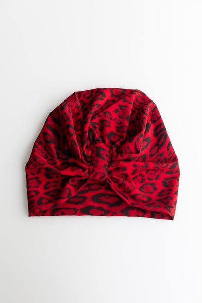 "Red Hot Leopard" Turban