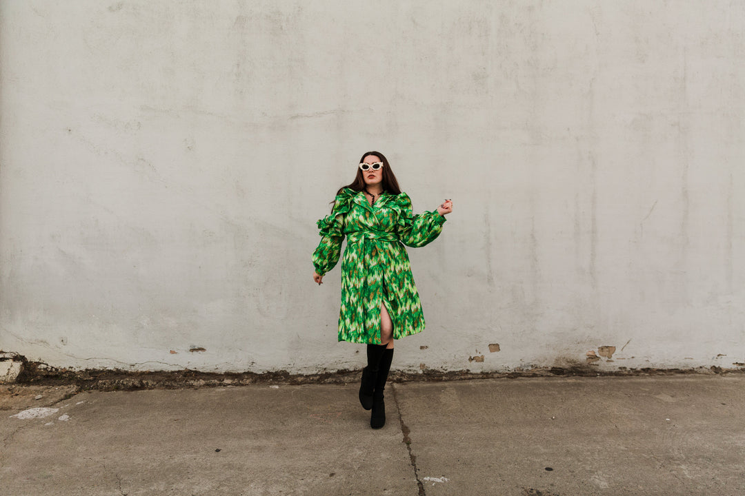 Ruffle Trench Coats