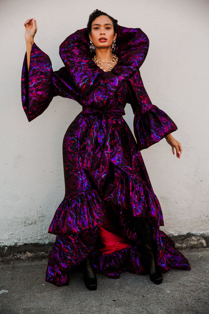 Manhattan Opera Coat Gown Custom in "Brunette”