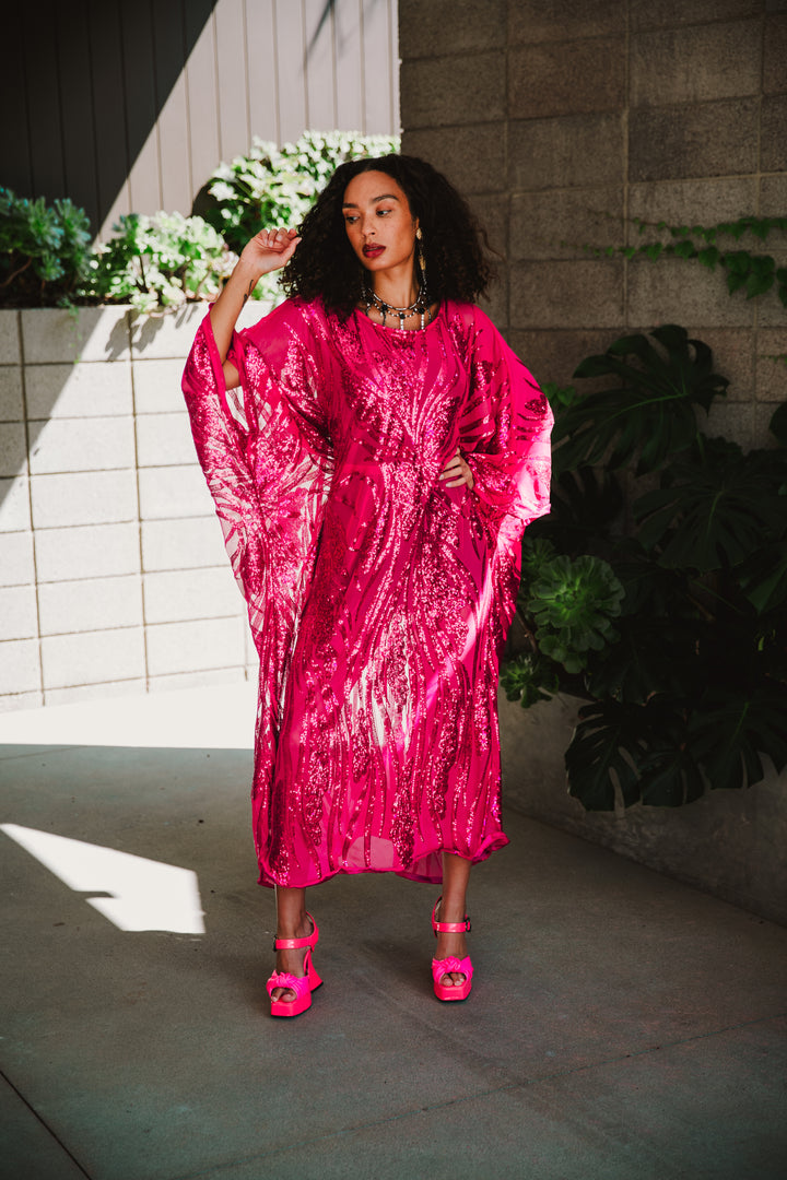 Runway Sequin Kaftan in "Aloha Caftan Society”