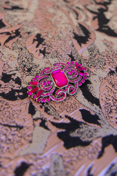 Marquee Brooch (Pink)