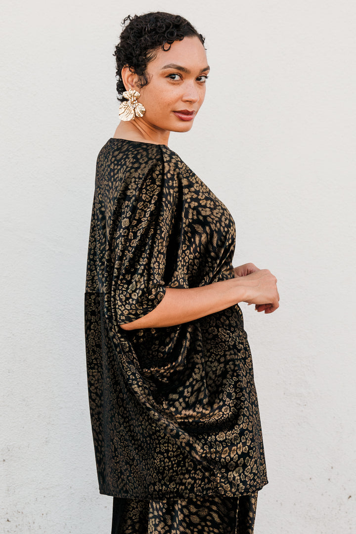 Halftan in "Gold Foiled Leopard"