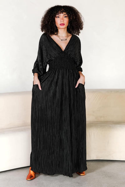 Colla Voce Dress “Black Slink”