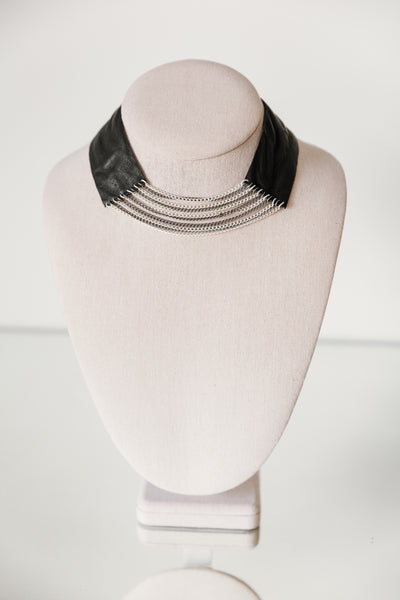 Escape From Paris: Edgy Leather Choker