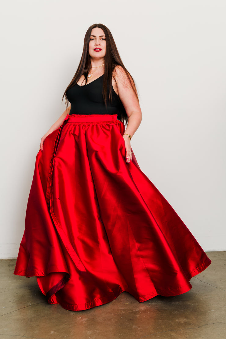 Gala Skirt in "Red Rendezvous"