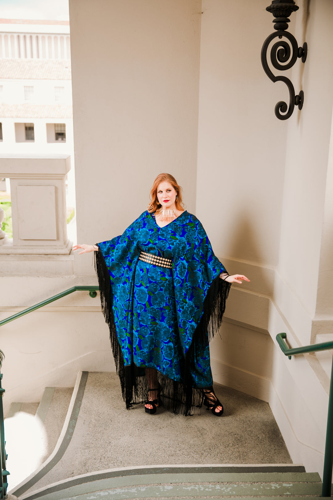 Runway Fringe Kaftan in "Frida"