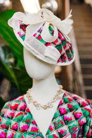 Fascinator in “Painted Scales”