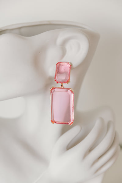 Barbie Chandeliers Earrings (Pink)
