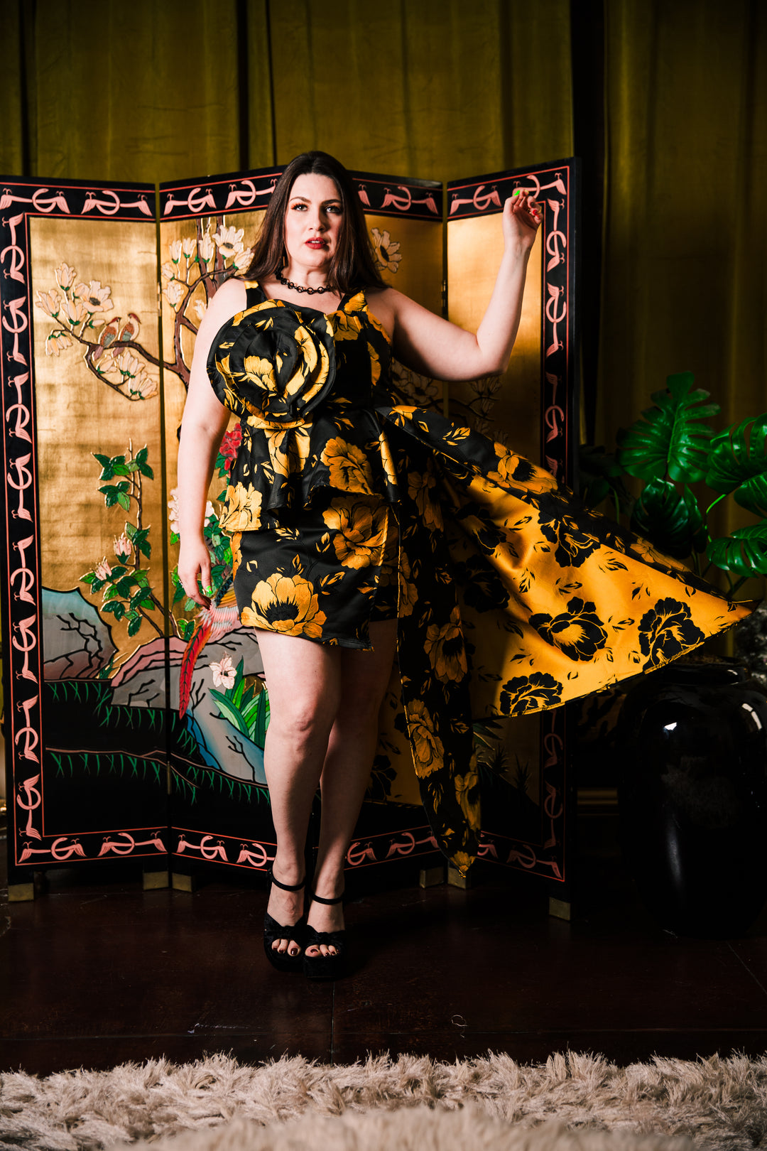 Fleur Peplum Top in "Pagliacci"