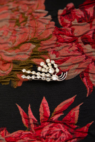 Eyelash Deco Vintage Brooch