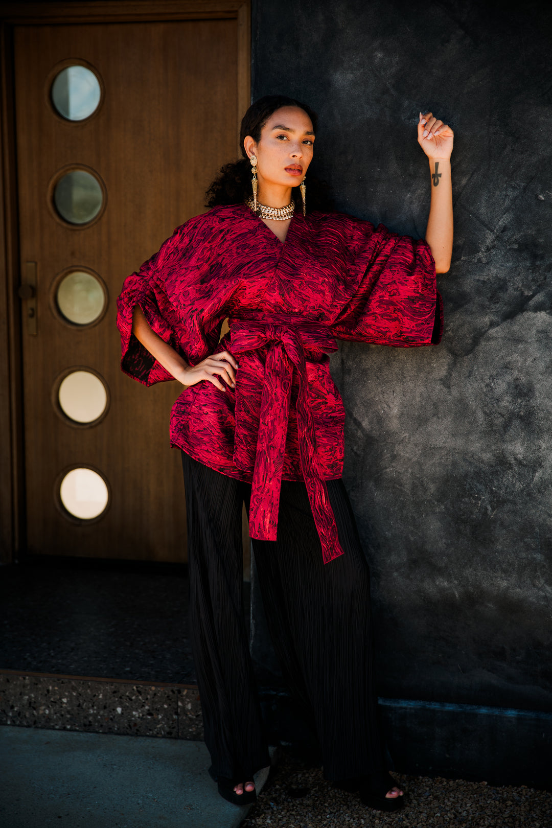 Theater Jacket in “Mefistofele" (Scarlet)