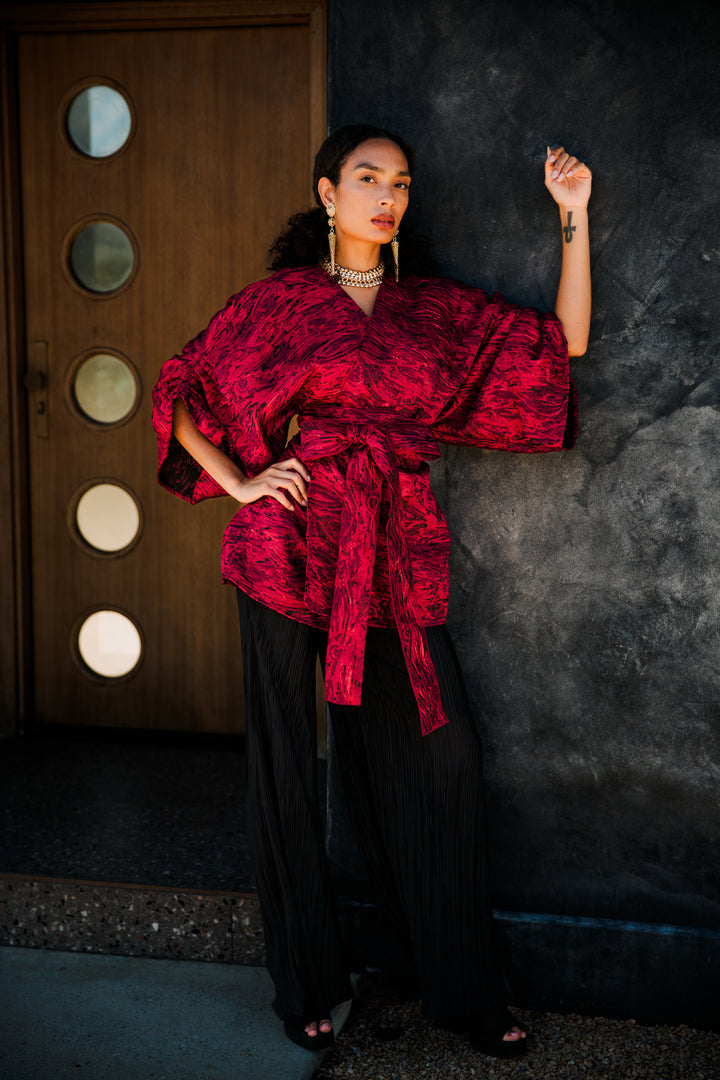 Theater Jacket in “Mefistofele" (Scarlet)
