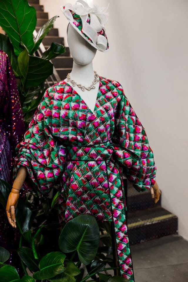 Fascinator in “Painted Scales”