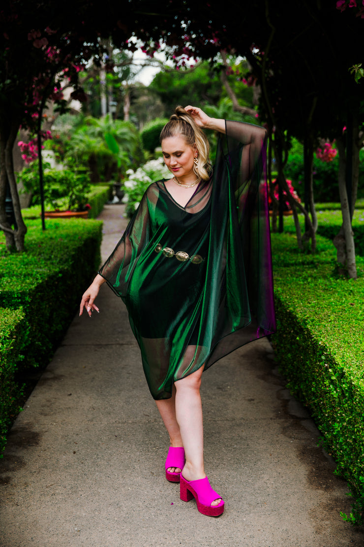 Kaftan in "Electric Mermaid" (Midi)