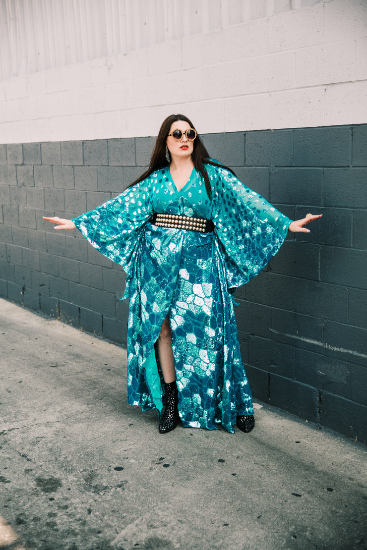 Bohémienne Kimono Robe “Good Luck” (Runway Edition)