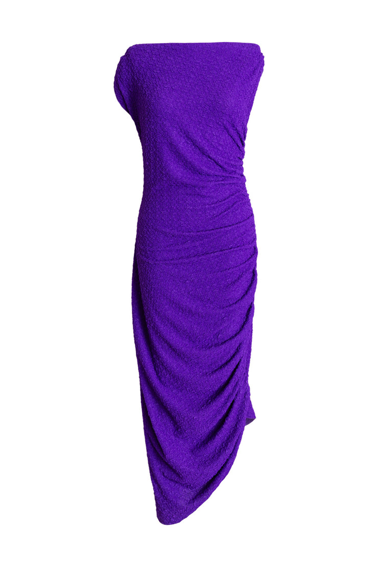 Seconda Donna Dress “Popcorn” (purple)