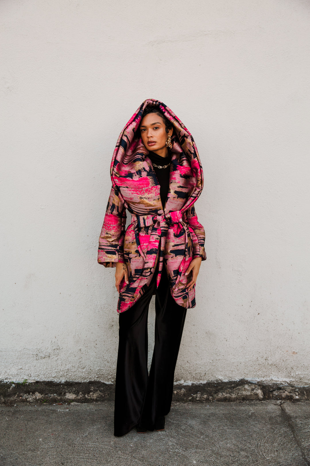 Cocoon Coat in "Blonde"