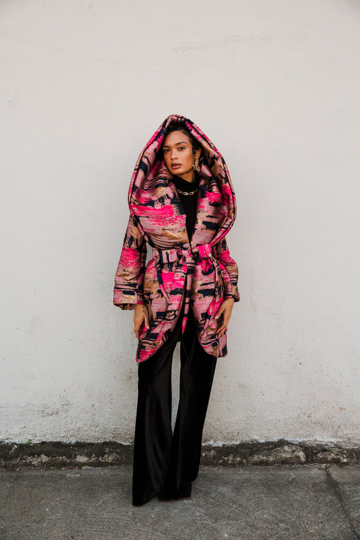 Cocoon Coat in "Blonde"