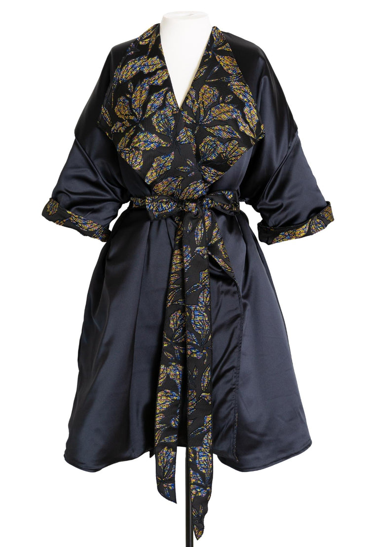 Reversible Opera Coat in "Seedbead"