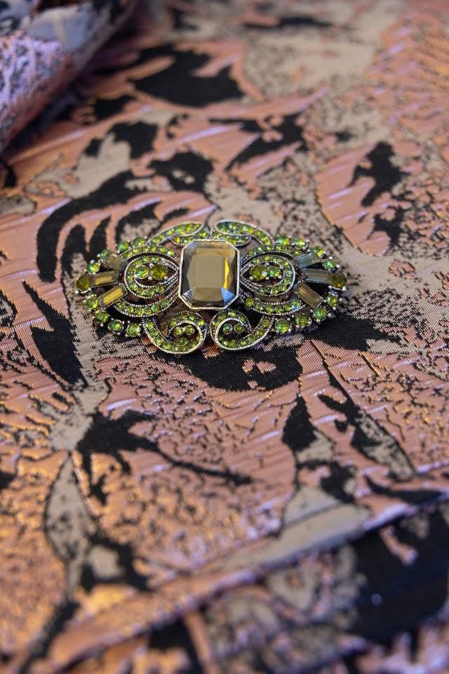 Marquee Brooch (Green)