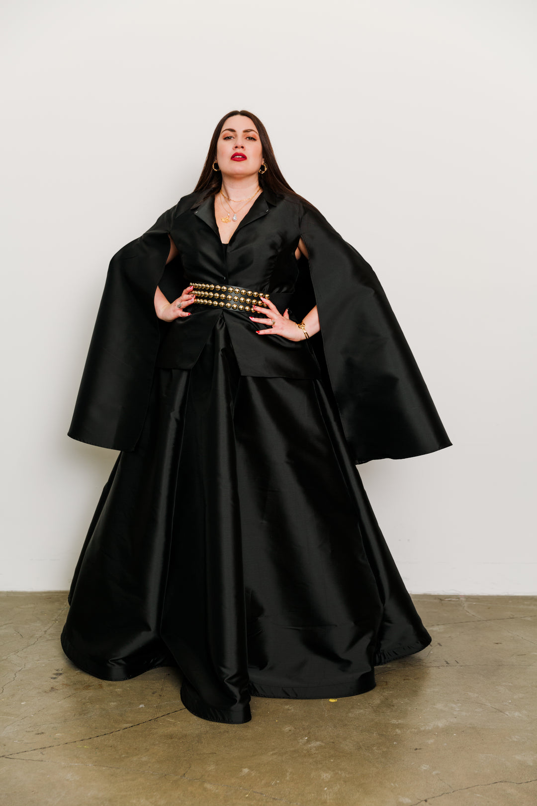 Gala Skirt in "Bad Girl Black"
