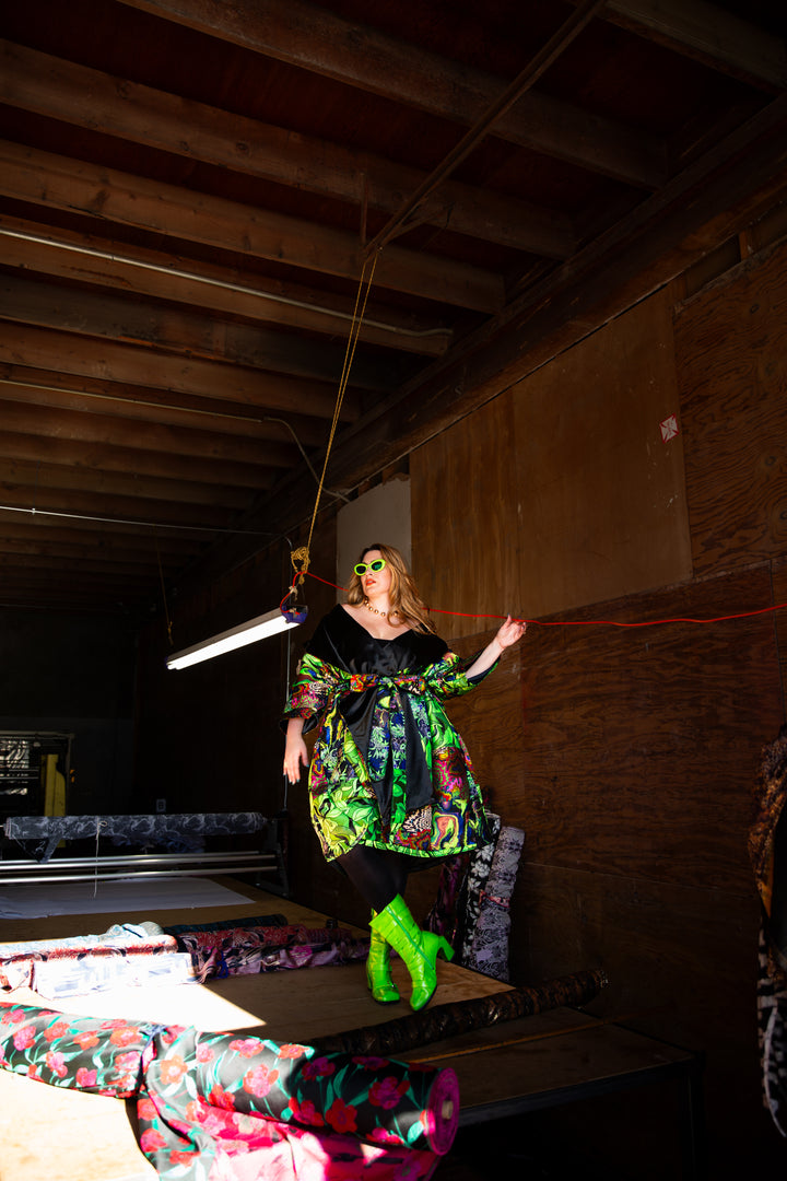 Reversible Opera Coat in "Patchwork No. 9”