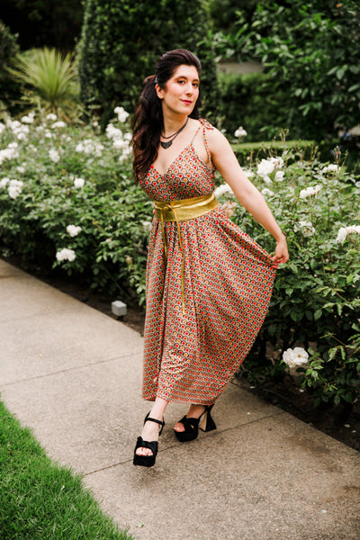 V is for Vinnik Dress in “Zest"