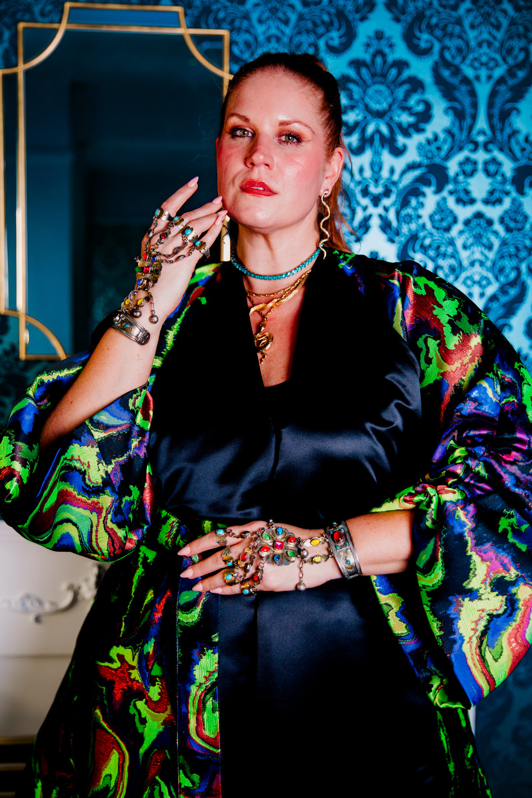 Parisian Coat in "Brat Marble"