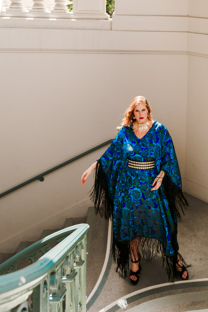 Runway Fringe Kaftan in "Frida"