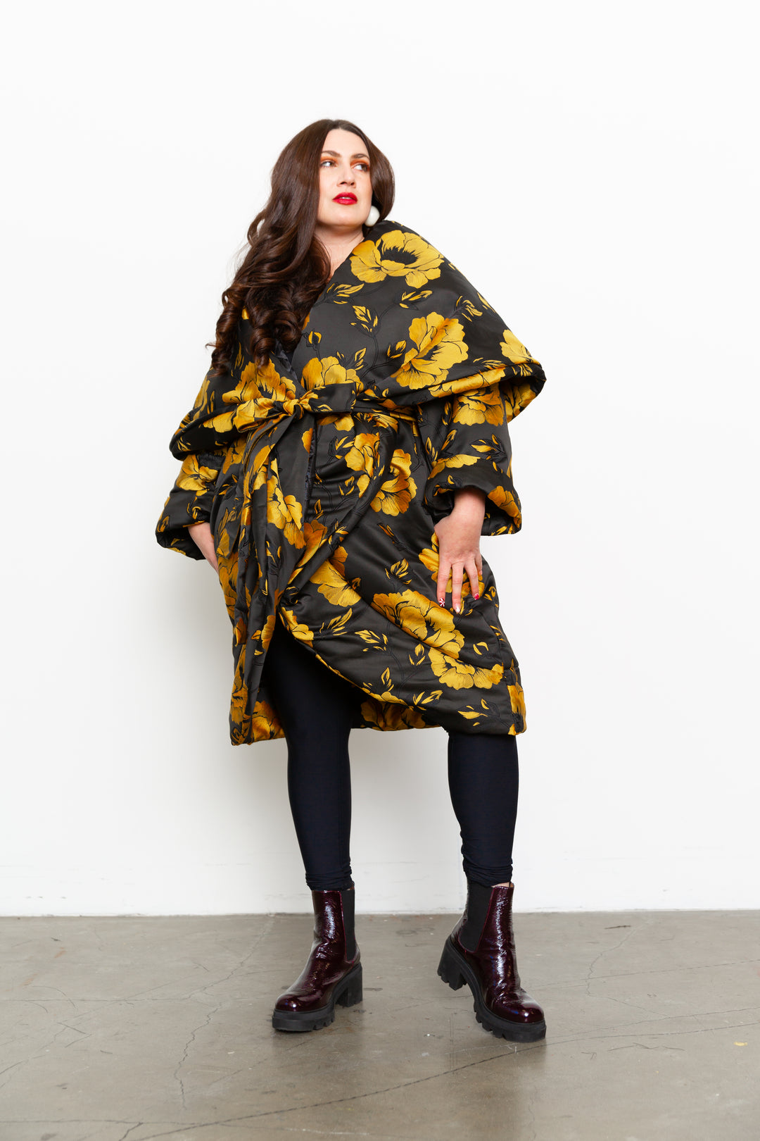 Cocoon Coat in "Pagliacci"