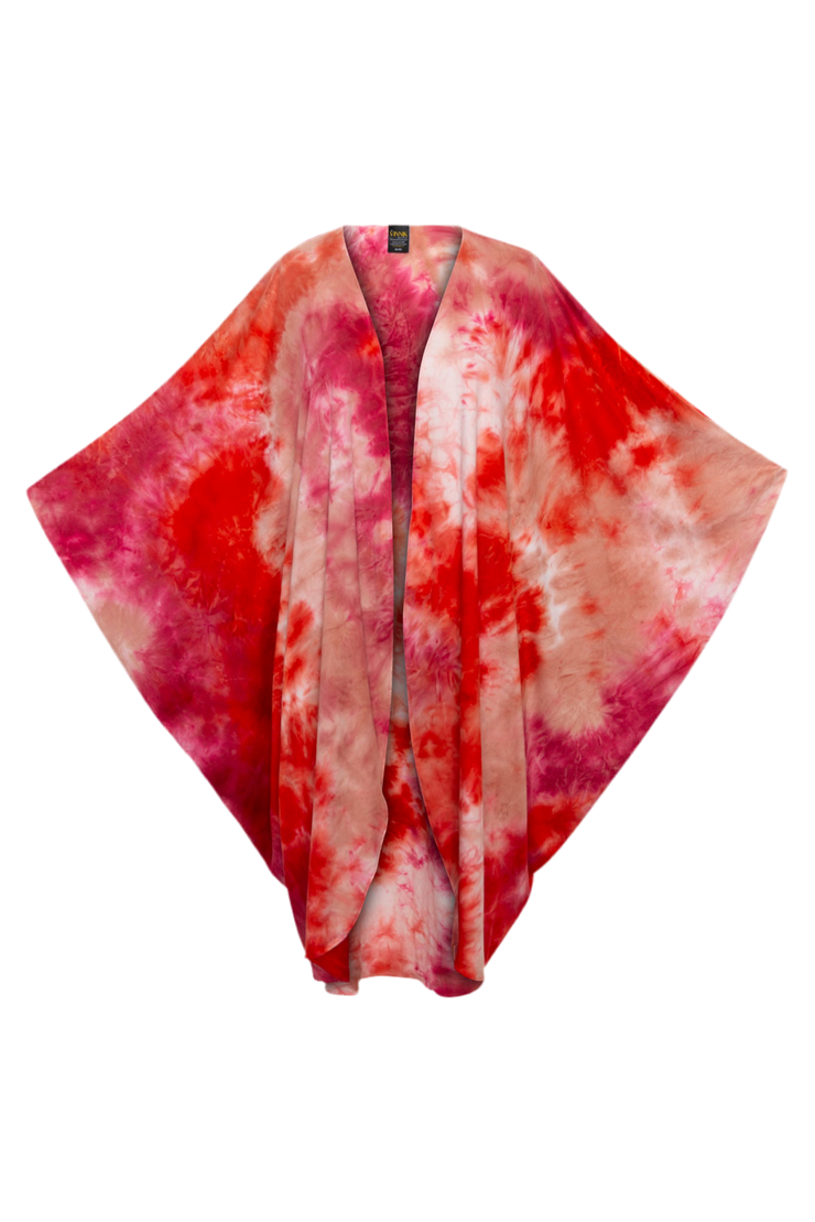 Coloratura Cape in "Tie-Dye For” (Sherbet)