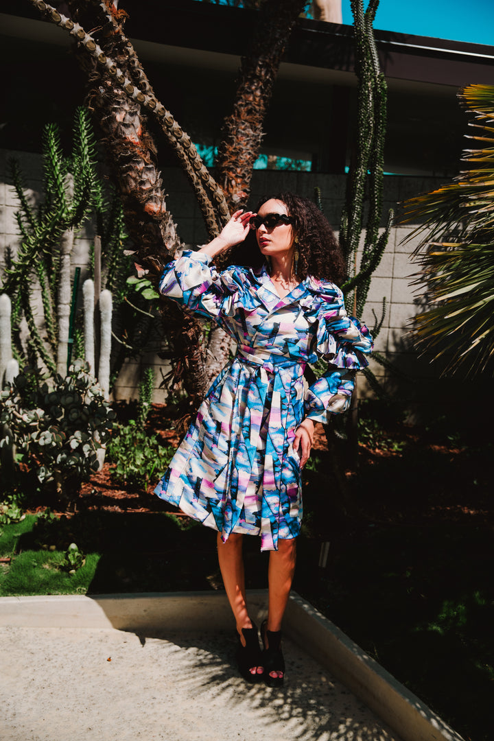 Ruffle Trench Coat in “Tristan und Isolde”