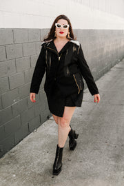Moto Jacket  "Inchiostro" (Black)