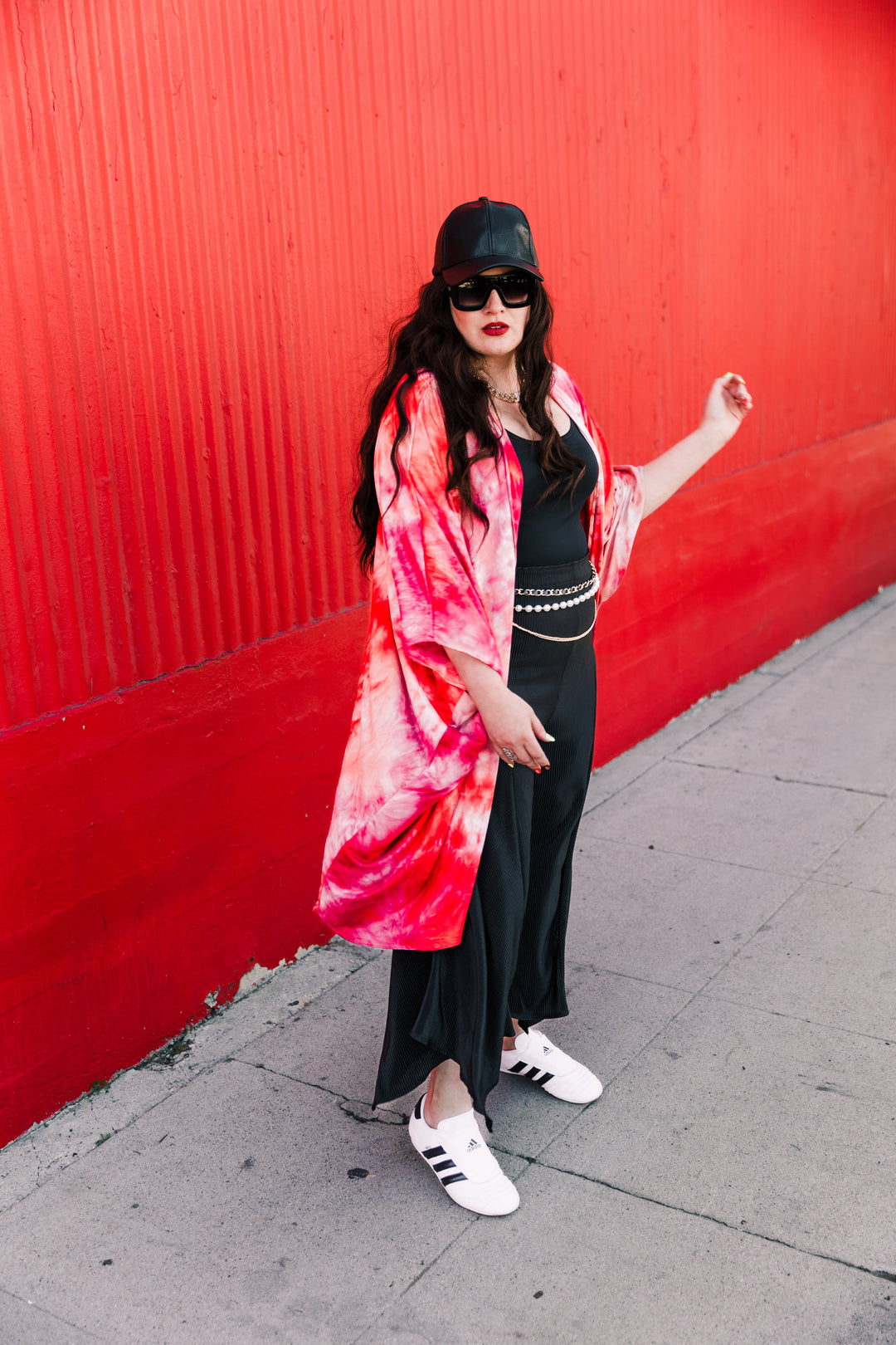 Coloratura Cape in "Tie-Dye For” (Sherbet)