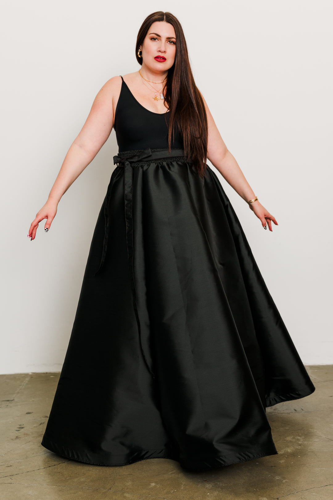 Gala Skirt in "Bad Girl Black"