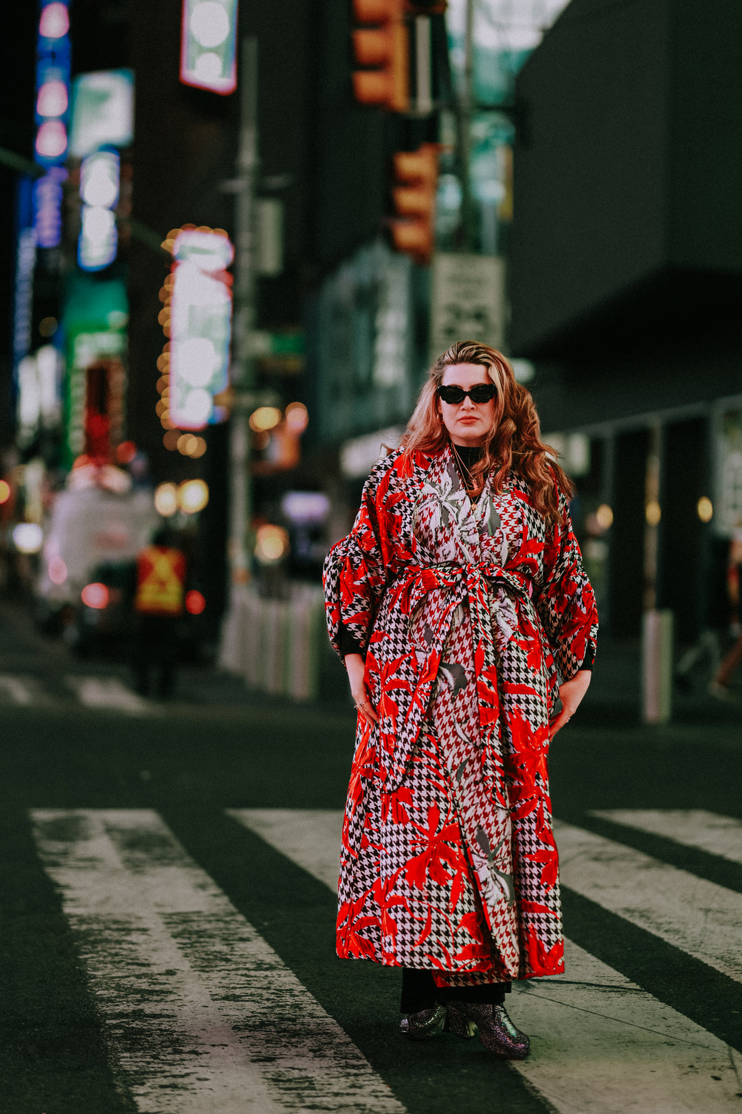 Parisian Coat in "Piqué Houndstooth”