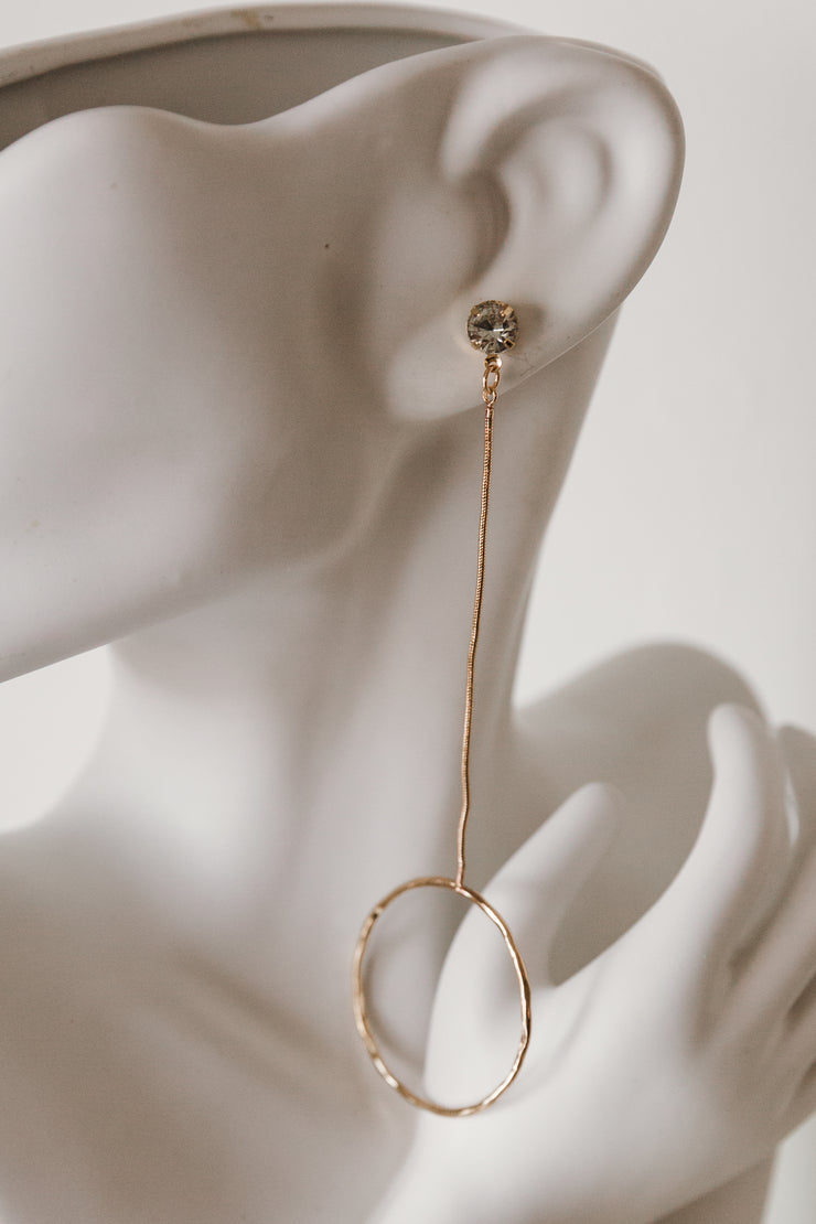 Circle Chain Earrings