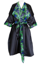 Reversible Opera Coat in "Daphne"  (Blue)