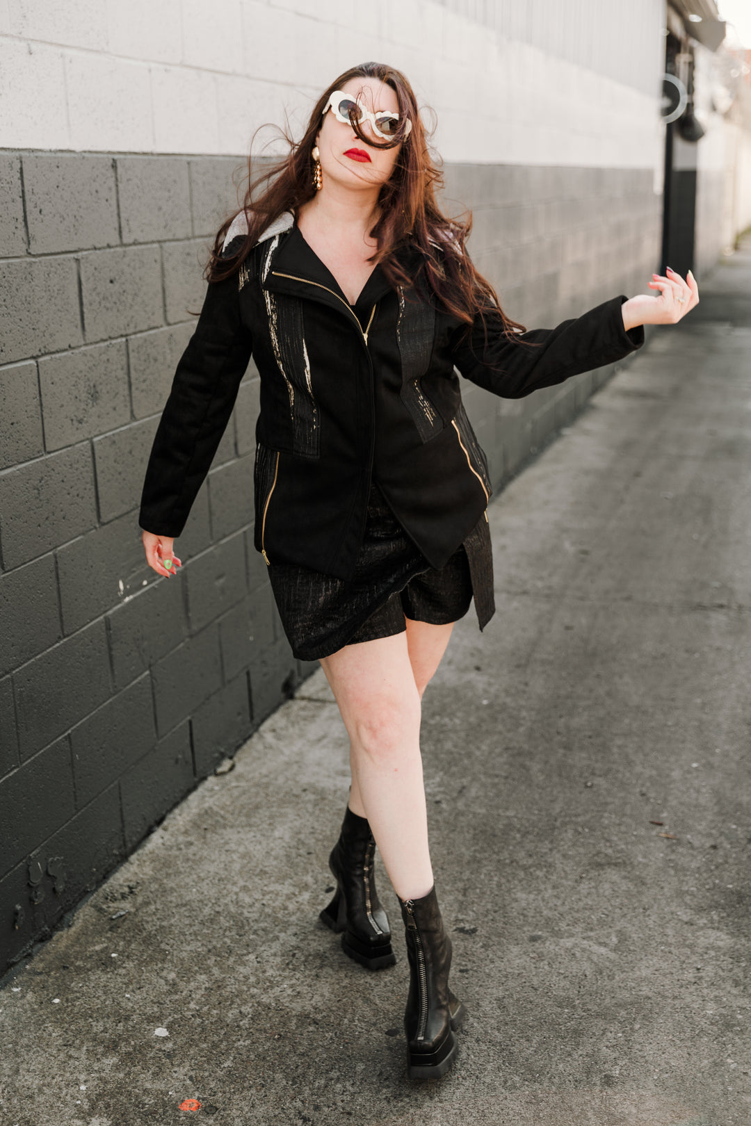 Moto Jacket  "Inchiostro" (Black)