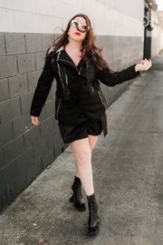 Moto Jacket  "Inchiostro" (Black)