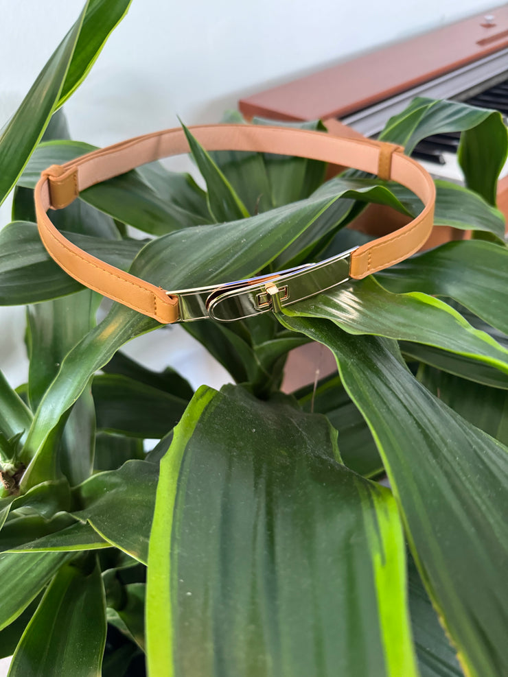 Slide Release Belt (Camel)