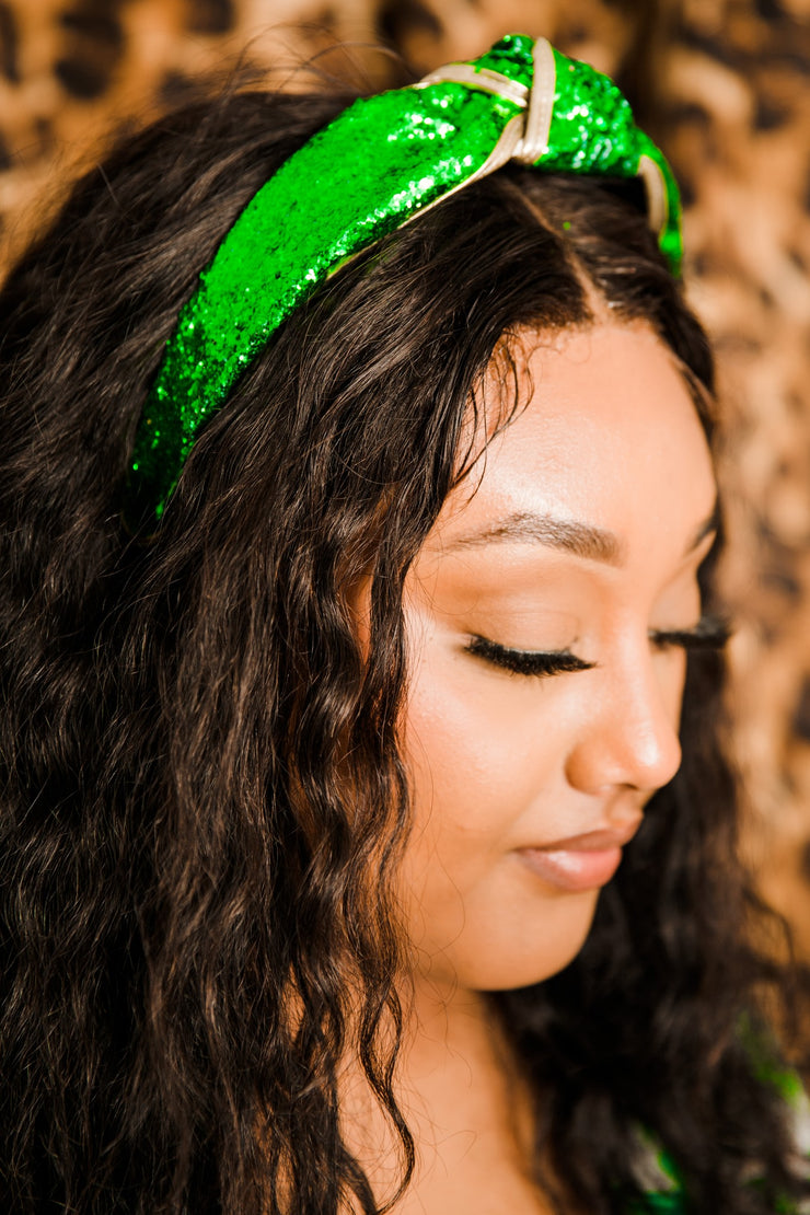 Sparkle and Shine Headband (Green)